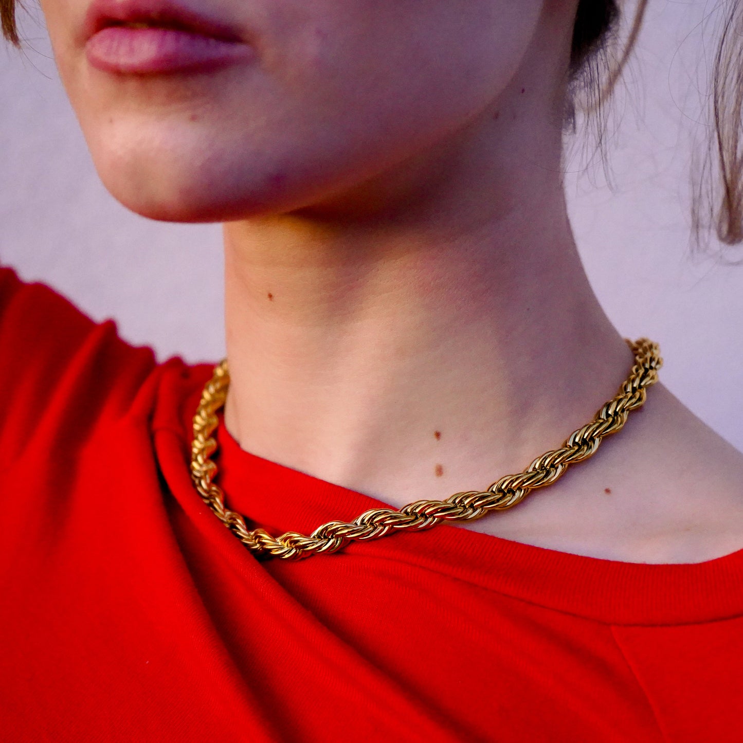 Golden Twist Necklace